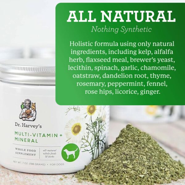 Dr. Harvey's Herbal Multi-Vitamin and Mineral Supplement for Dogs (7 Ounces)