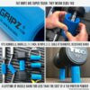 Fat Gripz - The Simple Proven Way to Get Big Biceps & Forearms Fast - At Home Or In The Gym (Size: Pro / 2.25 Inch Outer Diameter)