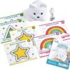hand2mind Luna The Calming Kitty, Breathing Light, Guided Meditation for Kids, Mindfulness for Kids, Anxiety Relief Items, Calm Down Corner Supplies, Calming Toys for Kids, Social Emotional Learning