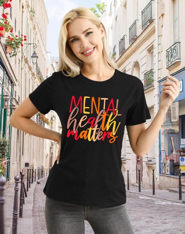 Mental Health Awareness Shirt Women Be Kind Tshirt Kindness Inspirational Tee Tops