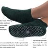 unenow Unisex Non Slip Grip Socks with Cushion for Yoga Pilates Barre Home & Hospital