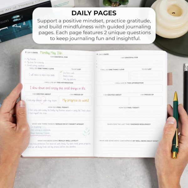 Clever Fox Self-Love Journal – Guided Self-Discovery Log for Self-Care, Reflection & Self-Help, Mental Health, Gratitude & Mindfulness (Rose Gold)