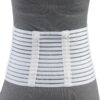 OTC Lumbosacral Support, 7-inch Lower Back, Lightweight Compression, Elastic, White, Universal