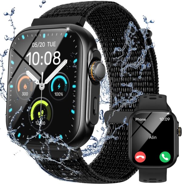 Smartwatch with Built-in GPS, Featuring Bluetooth Calling - Two in One Package