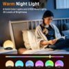 Sound Machine White Noise Machine with 25 Soothing Sounds, 17 Night Lights, 5W Stereo Bluetooth Speaker, Sleep Timer, Wake Up Light Sunrise Alarm Clock for Bedrooms, Ideal Gift for Baby, Kids, Seniors