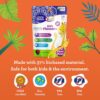 GuruNanda Dental Floss Picks for Kids, Extra-Long Giraffe-Shaped Picks, Fluoride-Free, Anti-Slip & Shred-Resistant Design & Eco-Friendly Handle & Berry Flavor, Ideal for Ages 3+, 40 Count (Pack of 1)