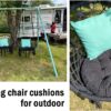 Tiita Floor Pillows Cushions Round Chair Cushion Outdoor Seat Pads for Sitting Meditation Yoga Living Room Sofa Balcony 22x22 Inch, Black