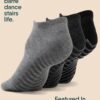 Gripjoy Grip Socks for Women and Men - Non Slip Socks - Yoga Socks with Grippers - Hospital Socks Non Skid - 3 Pairs