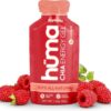 Huma Chia Energy Gel, Raspberries, 24 Gels, 1x Caffeine - Sports Nutrition for Endurance Exercise