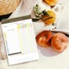 Cora Kate Food Journal Diary, 5.5 x 8.5 Calorie Counter Book, 50-Page Double-Sided Spiral Bound Meal Tracker for Tracking Calories, Carbs, Fat, Protein, Calorie Tracker, Food Log for Diet & Nutrition