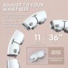 30/12 Knots Weighted Hula Hoop for Kids & Adults Weight Loss, Detachable & Size Adjustable Infinity Hoop Plus Size, Home Outdoors Fitness Exercise, Abdominal Toner