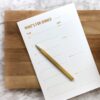 Two Tumbleweeds Meal Planning Notepad - What's for Dinner Weekly Meal Planner and Grocery List Magnet Pad with Tear-Off Shopping List - Family Dinner Menu for Fridge & Meal Prep - 6x9” - 50 Sheets