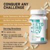 Keto ACV BHB Capsules 1600mg for Advanced Weight Loss & Belly Fat Burn - Organic Apple Cider Vinegar with The Mother Ketones Vegan Supplement - with Vitamin D3 Zinc Chromium for Men Women