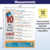 ZOCO — 10 Ways to Manage Stress for Teens Posters (20 Pack) — Mental Health Awareness Items — School Counselor Must Haves — Therapy Office Decor — Laminated, 17 x 22 inches