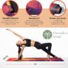 Custom Yoga Mat | Ships Next Day | Customize | Workout Mat for Men and Women | Non Slip Rubber Exercise Mat | 4mm Thick Gym Mat for Meditation, Pilates, Yoga, Gym
