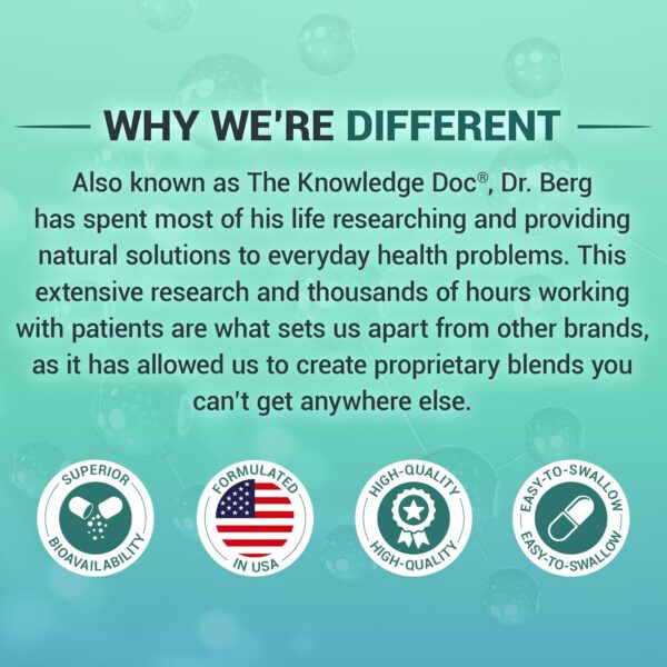 Dr. Berg Gallbladder Formula Extra Strength - Made w/Purified Bile Salts & Digestive Enzymes - Includes Carefully Selected Digestive Herbs - Full 45-Day Supply - 90 Capsules