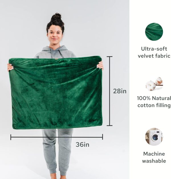 Mindful Modern Velvet Zabuton Meditation Mat | Large Rectangular Yoga Floor Cushion Pillow for Kneeling or Sitting Support | Removable Washable Cover | Perfect Zafu or Bench Complement | Color Grey