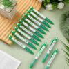 Ctosree Mental Health Awareness Pens Gifts Bulk 12 Style Green Ribbon Retractable Gel Pens Black Ink Mental Health Awareness Accessories Favors Items for Office Charity Stuffers(120 Pcs)