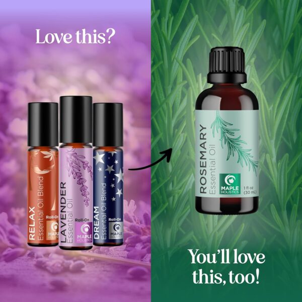 Roll on Essential Oils for Sleep - Aromatherapy Essential Oils Sets Variety Pack with Lavender Relax and Dream Sleep Essential Oil Roll Ons - Fun & Cute Wellness Gift for Young Women Teens & Girls