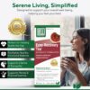 Ezee Recovery Tea by Bell Lifestyle Products Herbal Blend | Helps Support Relaxation and Well-Being with Reishi Mushroom, Ashwagandha, Holy Basil, Natural, Vegan, 20 Tea Bags