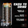 All Black Everything Sugar Free Energy Drink | Orange Burst | 0 Calories | 12 Pack | 200mg Natural Caffeine | Pre-Workout Sport Drink for Men and Women