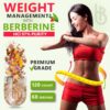 Berberine and Ceylon Cinnamon for Weight Management & Digestion, Heart Health & Immune - 7in1 with Premium Ginseng, Turmeric Curcumin, Ginger & Black Pepper - 120 Vegan Capsules