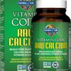 Garden of Life Raw Calcium Supplement for Women and Men - Vitamin Code Made from Whole Foods with Magnesium, K2, Vitamin D3 and Vitamin C, for Bone Strength, Probiotics for Digestion, 120 Capsules