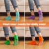 Grip Socks for Women Pilates Yoga Socks Non Slip Hospital Socks Ankle Slipper Socks 5/12 Pairs