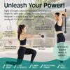 Revolve Steel Macebell for Strength Training, Rehabilitation, Stretching, Conditioning and Rotational Training - 5, 7, 10, 15, 20, 30lb Options for Women & Men