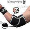 Elbow Sleeves (1 Pair) W/Wrist Wraps - Elbow Brace For Support & Compression for Powerlifting, Weightlifting, Bench & Tendonitis - 5mm Neoprene - For Men & Women
