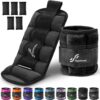 Sportneer Adjustable Ankle Weights for Women and Men 7 lbs/Pair Adjustable Leg Weights with Secure Straps, Strength Training Weighted for Yoga, Walking, Running, Aerobics, Gym, Physical Therapy