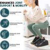 Squat Wedge Block w/Non Slip Strips | Slant Board for Calf Stretching | Yoga Blocks Foam Wedge | Multi-Functional Slant Board for Squats | Elevated Heel Squat Wedges Set | Adjustable Wedges For Squat
