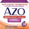 AZO Bladder Control with Go-Less® & Weight Management Dietary Supplement | Helps Reduce Occasional Urgency* | Promotes Healthy Metabolism* | Supports a Good Night’s Sleep* | 48 Capsules