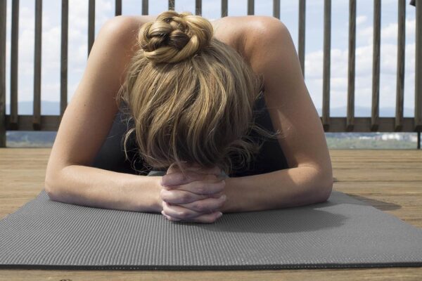 1/4" Thick High Density Deluxe Non Slip Exercise Pilates & Yoga Mat