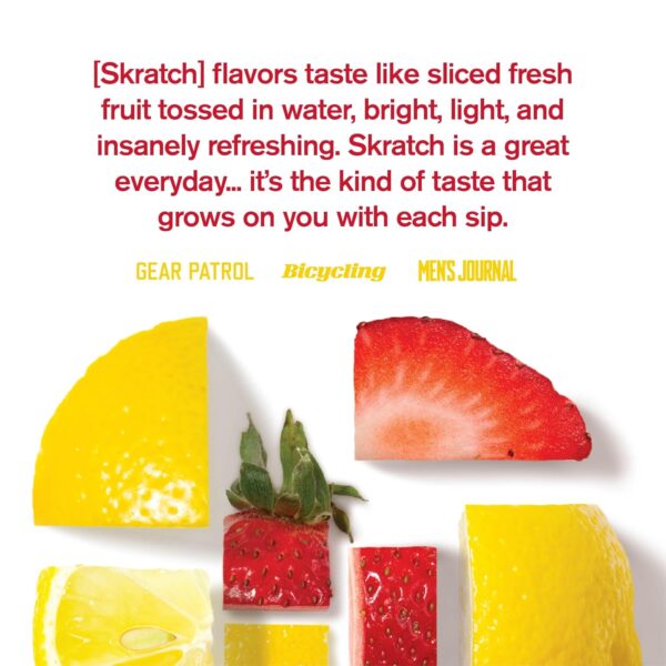 Skratch Labs Hydration Powder | Sport Drink Mix | Electrolytes Powder for Exercise, Endurance, and Performance | Strawberry Lemonade | 20 Servings | Non-GMO, Vegan, Kosher