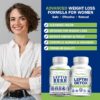 Power By Naturals Leptin Detox & Leptin Burn Supplements | Natural Weight Loss, Appetite Suppressant, Metabolism Booster & Digestive Support | Thermogenic Fat Burner | 60 Count