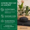 Organic Meditation Mat Zabuton/Floor Pillow - 3 & 4 Inch Thickness Options - Prevents Knees & Legs Pain