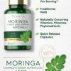 Carlyle Moringa Oleifera | 180 Capsules | Non-GMO and Gluten Free Supplement | Complete Green Superfood | from Moringa Leaf Powder