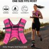 APEXUP Weighted Vest Men 5lbs/10lbs/15lbs/20lbs/25lbs/30lbs Weights with Reflective Stripe, Weighted vest for Women Workout Equipment for Strength Training Running
