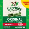 81L067gIDLL._AC_SL1500_.jpg Greenies Original Regular Natural Dog Dental Care Chews Oral Health Dog Treats, 36 count (Pack of 1)