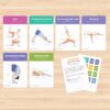 WorkoutLabs Yoga Cards I & II – Complete Set Beginners & Intermediate: Professional Study, Class Sequencing & Practice Guide · Premium Yoga Asana Flash Cards Deck with Sanskrit