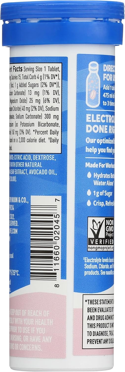 Nuun Hydration Strawberry Lemonade, 10 Tablets