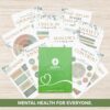 10 Greenery Mental Health Posters, Anxiety Therapy Matters Poster, Counseling Office Must Haves, School Counselor Supplies, Therapy Office Decor - Home - Classroom Decoration, Mental Health Gifts