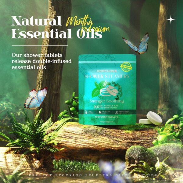 Shower Steamers Aromatherapy 16 Pack, Birthday Gifts for Women, Valentines Day Gifts for Her, Eucalyptus Shower Tablets Essential Oils, Self Care Gift for Mom, Men, Stress, Sinus Relief & Home SPA
