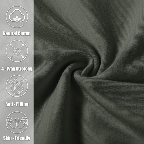 Pudolla Men's Cotton Yoga Sweatpants Athletic Lounge Pants Open Bottom Casual Jersey Pants for Men with Pockets