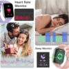 Smart Watch for Women Men(Dial/Answer Calls), 2.0" Fitness Tracker Watch with Heart Rate/Blood Pressure/Blood Oxygen Monitor for Android iOS