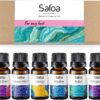 Top 6 Essential Oils Blends Set for Diffusers - Aromatherapy Oils Scents for Home & Office, Perfect for Tension Relief, Relaxation, Breath and Good Dreams Mood Boost Wellness Essential Oil Kit for SPA