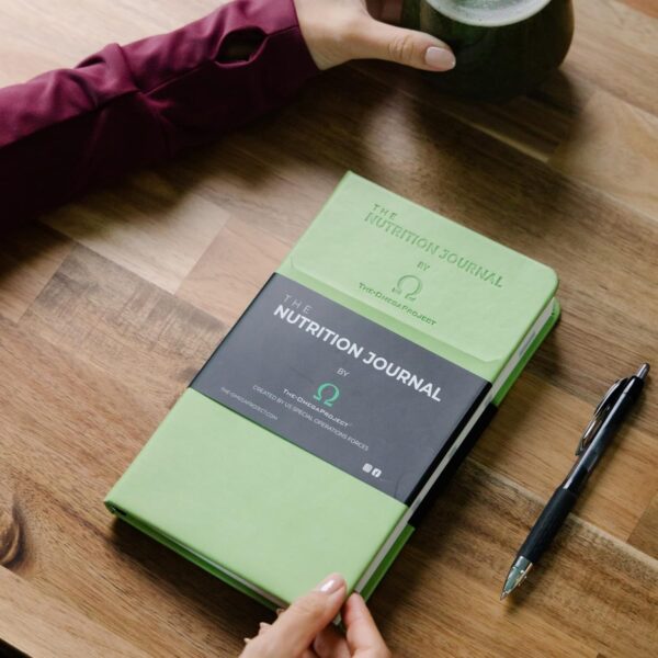 The Omega Project Nutrition Journal – US Army Special Operations Elite Diet Journal – Daily Food Diary and Weight Log – Nutritionist Developed Wellness Tracker to Solidify Healthy Habits