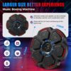 Music Boxing Machine for Adults,Bluetooth Smart Boxing Traineing Machine,Wall Target Punching Workout for Kids,Reflex Training Suitable for Home,Office,Gym,Fun Fitness Equipment