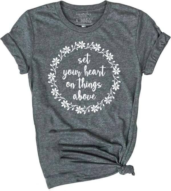 Corinthian's Corner | Christian Shirts for Women | Religious Graphic Tees | Christian Gifts